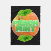 Funny Impeach Trump Peach Mint President Pun Impea Fleece Deken (Voorkant)