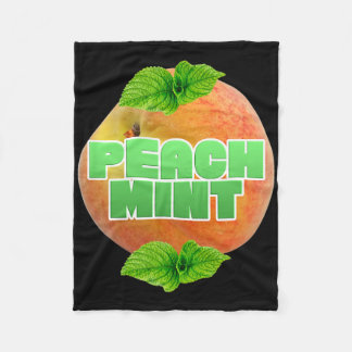 Funny Impeach Trump Peach Mint President Pun Impea Fleece Deken