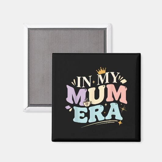 Funny In My Blue Mum Era Cool Mom Mother's Day Magneet (Voorkant / Achterkant)