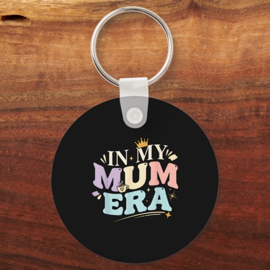 Funny In My Blue Mum Era Cool Mom Mother's Day  Sleutelhanger (Voorkant)