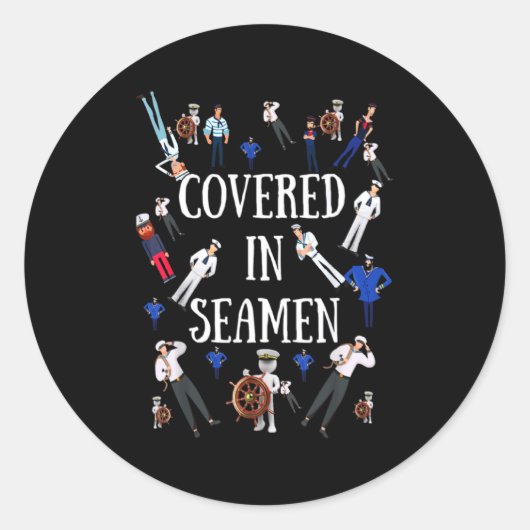 Funny Inappropriate Embarring Adult Humor Gag G  Ronde Sticker (Voorkant)