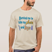 Funny Inattentive ADHD Forgetfulness Reminder T-shirt (Voorkant)