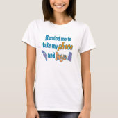 Funny Inattentive ADHD Forgetfulness Reminder T-shirt (Voorkant)