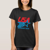 Funny Independence Day T Shirt USA Drink Team 4 (Voorkant)