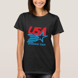 Funny Independence Day T Shirt USA Drink Team 4