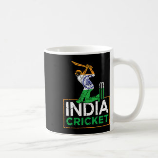 Funny India Flag Cricket Supporters Tee Indian Cri Koffiemok
