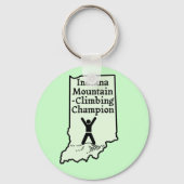 Funny Indiana Mountain Climate Champion Sleutelhanger (Voorkant)