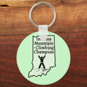 Funny Indiana Mountain Climate Champion Sleutelhanger (Voorkant)
