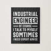 Funny Industrial Engineer Gift Legpuzzel (Verticaal)