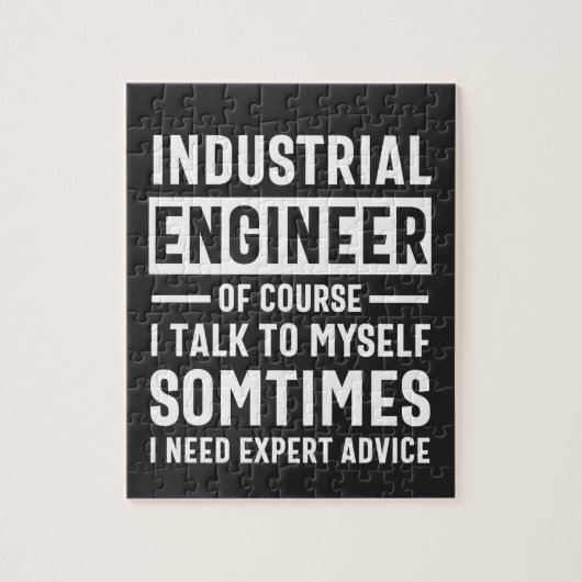 Funny Industrial Engineer Gift Legpuzzel (Verticaal)