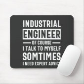 Funny Industrial Engineer Gift Muismat (Met muis)