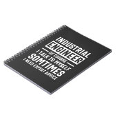 Funny Industrial Engineer Gift Notitieboek (Linkerzijde)