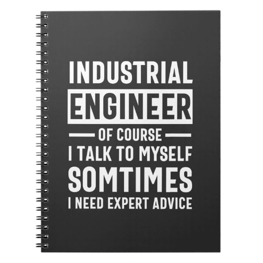 Funny Industrial Engineer Gift Notitieboek (Voorkant)
