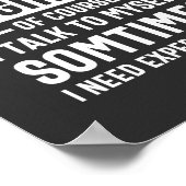 Funny Industrial Engineer Gift Poster (Hoek)