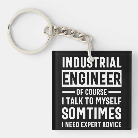Funny Industrial Engineer Gift Sleutelhanger (Voorkant)