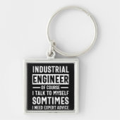 Funny Industrial Engineer Gift Sleutelhanger (Voorkant)