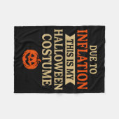 Funny Inflation Halloween Costume Couple Matching  Fleece Deken (Voorkant (Horizontaal))