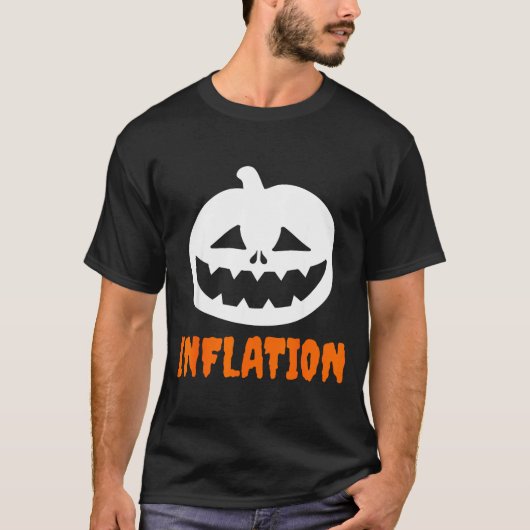 Funny Inflation Halloween Costume Couple Matching  T-shirt (Voorkant)