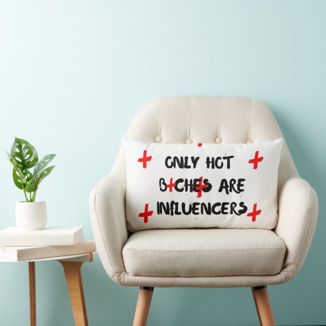 Funny Influencer Quote Pillow For Home Decor Kussen (Stoel)