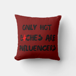 Funny Influencer Quote Pillow For Home Decor Kussen