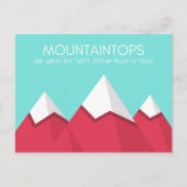 Funny ink en Aqua Briefkaart (Voorkant)