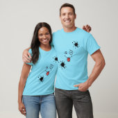 Funny Ink Splash Smiley Face T-Shirt – Cute Artist (Unisex)