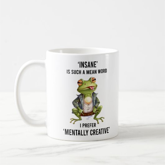 Funny Insane Frog Gezegde Koffiemok (Links)