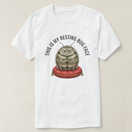 Funny Insect Bug Unisex T-shirt (Design voorkant)