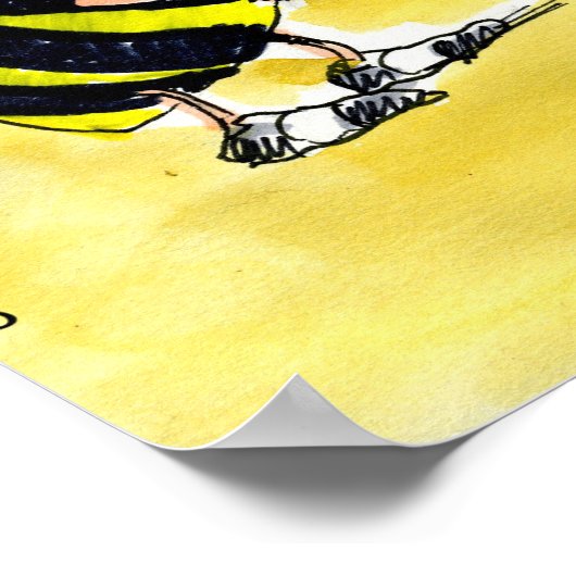 Funny Insect Nightclub Singer Poster (Hoek)