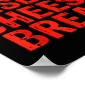 Funny Insert Cheesy Bread Meme Foodie Men Women  Poster (Hoek)