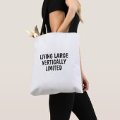 Funny Inspirational humor quote typography Tote Bag (Dichtbij)