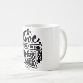 Funny Inspirerend Calligraphy Classic Mok (Voorkant rechts)