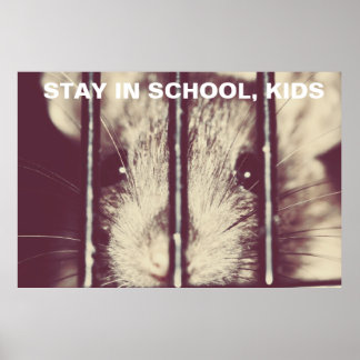 Funny Inspirerend Rat Poster