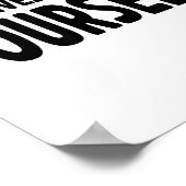 Funny Insrational And Motivational Gift Invest In  Poster (Hoek)