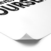 Funny Insrational And Motivational Gift Invest In  Poster (Hoek)