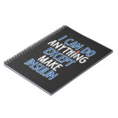 Funny Insulin Diabetic Joke Diabetes Awareness Notitieboek (Linkerzijde)