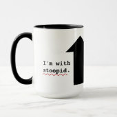 Funny Insult Im met Stomme Spell Check Mok (Links)