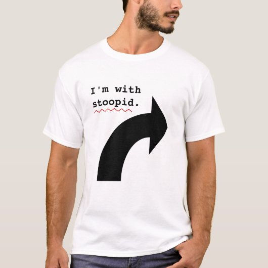 Funny Insult Im met Stomme Spell Check T-shirt (Voorkant)