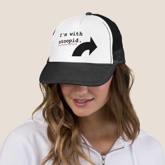 Funny Insult Im met Stomme Spell Check Trucker Pet (In situ)