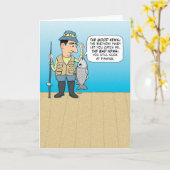 Funny Insulting Fish Birthday Kaart (Gele Bloem)