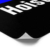 Funny International Maritime Whiskey Signal Flag Poster (Hoek)