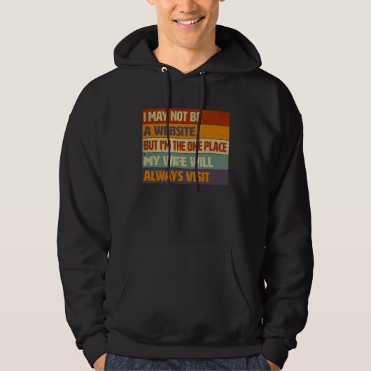 Funny Internet Husband, Humor Quote For Him Hoodie (Voorkant)