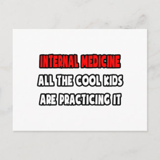 Funny Internist Shirten en geschenken Briefkaart