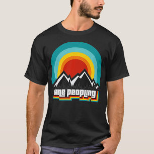 Funny Introvert Anti Social Geded Peopling Retro P T-shirt