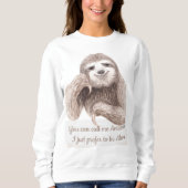 Funny Introvert Antisocial Humor Waterverf Trui (Voorkant)