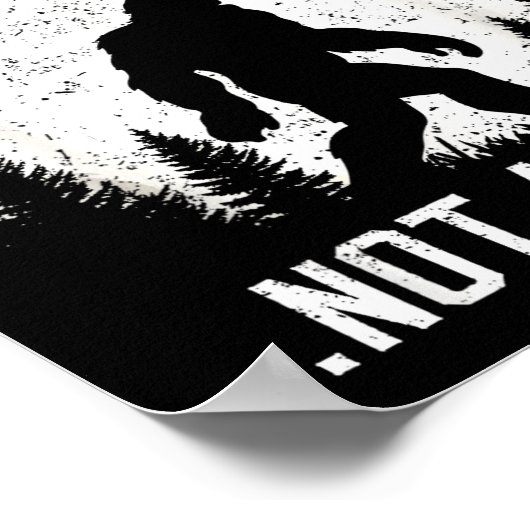 Funny Introvert Bigfoot People Not A Big Fan Dad J Poster (Hoek)