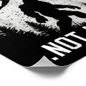 Funny Introvert Bigfoot People Not A Big Fan Dad J Poster (Hoek)