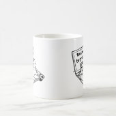 Funny Introvert Cat Mug – Too Tired To Care Koffiemok (Center)