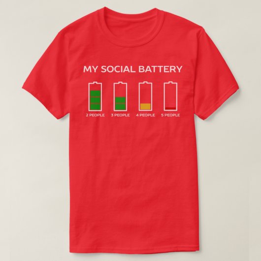 Funny Introvert Humor TShirt (Design voorkant)