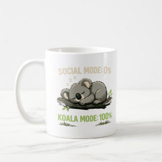 Funny Introvert Koala Coffee Mug Koffiemok